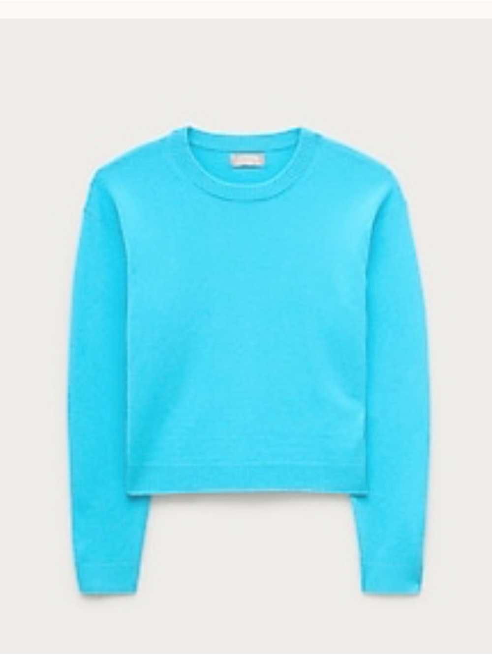 J. Crew Cashmere Crewneck Sweater in Blue